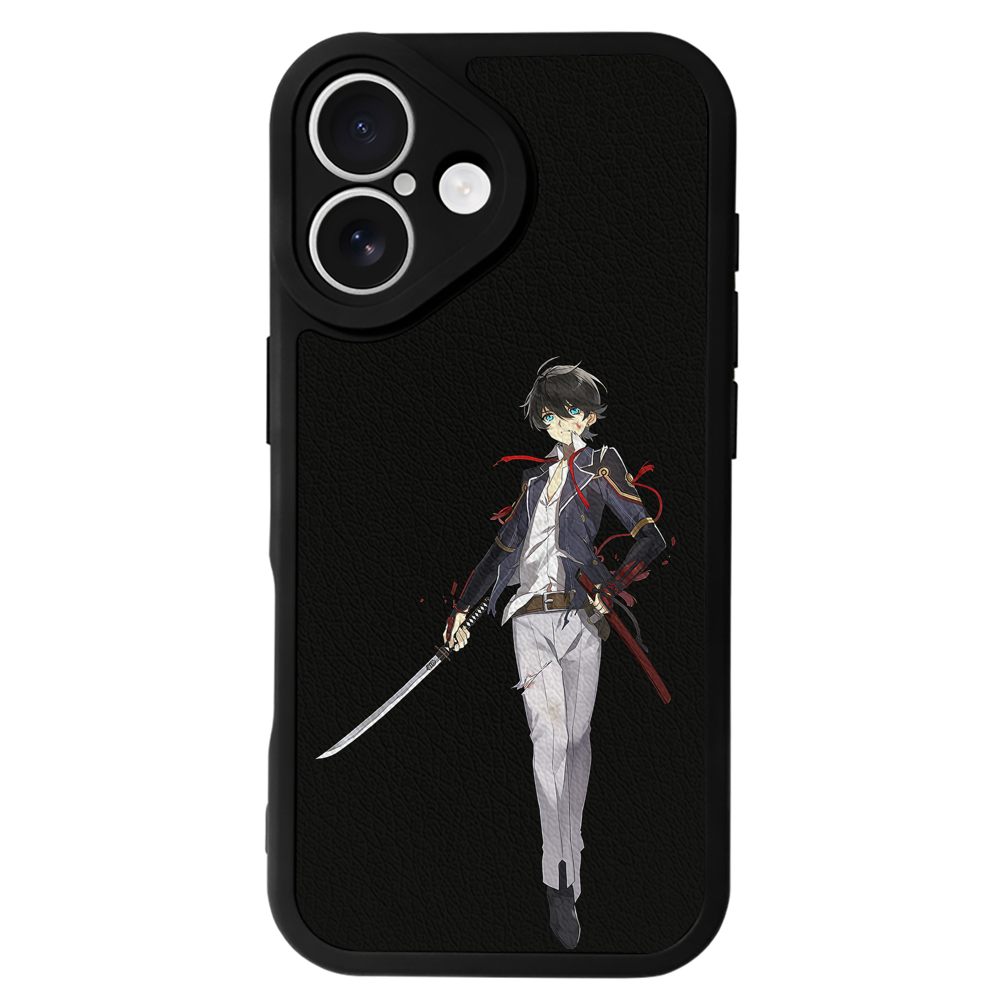 （画像用） 刀剣乱舞 Touken Ranbu 【iPhone 16シリーズ対応】シリコンスマホケース（レザー調） 材質：シリコン